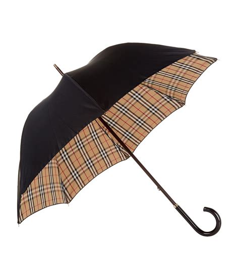 black and nova chek burberry umbrella|Burberry Nova Check Studded Umbrella .